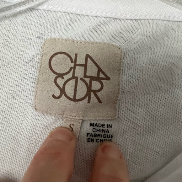 CHADOR WHITE LONG SLEEVE T-SHIRT - Size: Small. - Picture 3 of 6